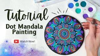 EASY Beginner Dot Mandala Painting Tutorial | "Cosmic Copper" Palette