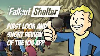 Apple iOS Fallout Shelter E3 2015 App Review First Impression HD iPad Gameplay