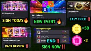 New coin event in Efootball  | New blitz curler pack | Sign your show time today  | efootball