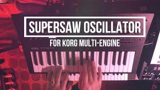 Supersaw Oscillator for Korg's Multi-Engine (Minilogue XD, Prologue, NTS-1 synthesizers)