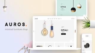 Auros - Furniture Elementor WooCommerce Theme | Themeforest Website Templates and Themes