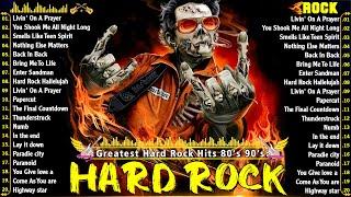 Greatest Hard Rock Songs 80s 90s Full Album   Bon Jovi, Guns N' Roses, Nirvana, Metallica, ACDC