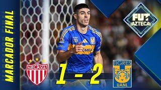 Resumen Necaxa 1-2 Tigres | Jornada 10 | Liga BBVA MX, Clausura 2025 | Presentado por Livescore