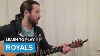 How to play "Royals" by Lorde (Guitar Chords & Lesson)