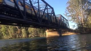 Sydney to Casino XPT passes over Bonville Ck during my Friday afternoon paddle.