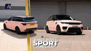 RANGE ROVER SPORT gets a CUSTOM PINK WRAP! | Autowrap Manchester