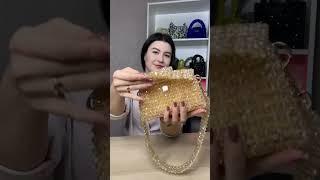 Crystal beaded bag #handmade #bag #сумка #aksesoris #аксесуар #сумказнамистин #bags #сумказбусин