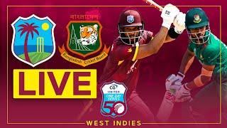  LIVE | West Indies v Bangladesh | 1st CG United ODI