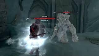 Skyrim Battles - The Ebony Warrior vs. Arch-Curate Vyrthur's Boss Room