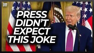 Trump Makes Press Laugh with Reaction to ‘No Kings’ Protests Question