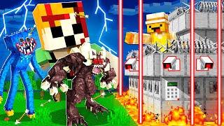 SCARY BOSSES vs Dream Minecraft House