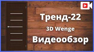 Межкомнатная дверь Браво Тренд-22 3D Wenge - видеообзор