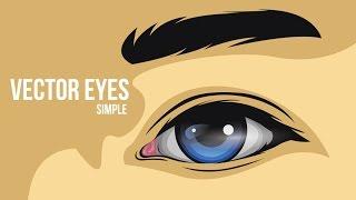 How to create a simple eye vector