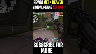 Reyna Is ABSOLUTELY Dominating with Reaver Vandal #valorant #gaming #valorantclips #gaming