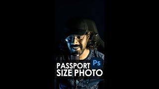 How to set Passport size photo in Photoshop?