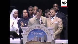 Longtime Nation of Islam's leader's final major speech