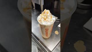 One Of My Customer Order Caramel Iced Coffee  @Dunkin-Donuts #caramel #caramelcoffee #coffee