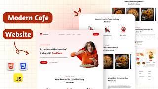 Build and Deploy a Modern Cafe Website with HTML, CSS and JavaScript