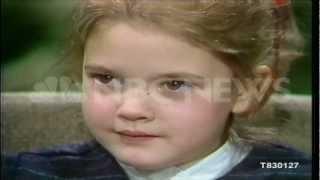 1983: Actress Drew Barrymore Discusses Her Career & ET - www.NBCUniversalArchives.com