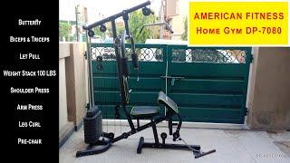 American Fitness Home Gym DP 7080 | LHR FITNESS | Lahore