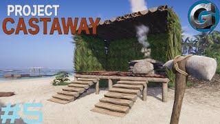 Traversée à risque et fonte de minerais ! Project Castaway #5 Let's play/Gameplay fr 2024