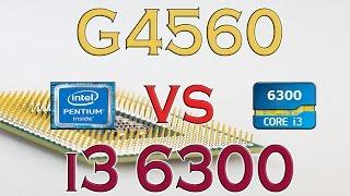 G4560 vs i3 6300 - Benchmark / Gaming Tests Review and Comparison / Kaby Lake vs Skylake