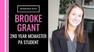 Brooke Grant, 2nd year PA Student at McMaster University