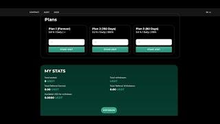 How to make USDT,BUSD,USDC staking website