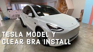 Tesla Model Y - PPF (clear bra) install