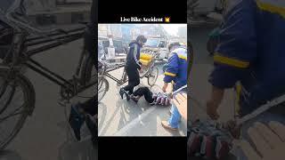 Live Bike Accident  #shorts #rider #bikeride #crash #accident #viral #motovlog #bikelife