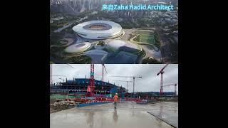 杭州国际体育中心建设中……