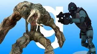 GMOD NPC WAR Combine VS Flood Halo