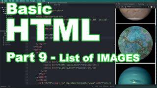 HTML - List of Images