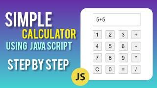 How to make a Simple Calculator Using Javascript | for beginner | Imesh Lk