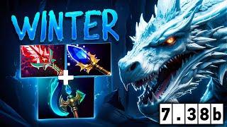 New Broken Hard Carry 7.38bWinter Wyvern 31Kills Rampage Right Click | Dota 2