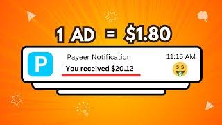 Earn $1.80 Watching Google Ads TODAY!