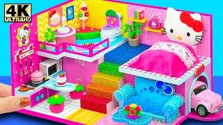 How To Make Hello Kitty House with Cute Bedroom, Strawberry Bathroom for Pet ️ DIY Miniature House