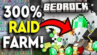 BEST RAID XP FARM in Minecraft Bedrock MCPE Consoles 1.21!