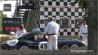 Jaguar E-Type Lightweight Low Drag Coupe - Loud Acceleration