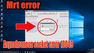 Solusi !! MRT Dongel || Asynchronous socket error 10049..???