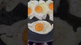 Daily Breakfast Lets Eat Fried Eggs Sunny Side Up Frying Eggs #viralvideo #asmr #satisfying #youtube