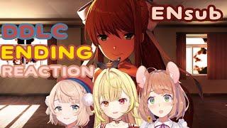 Vtubers React to DDLC Ending (ENG subtitles)