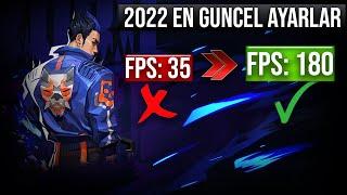 VALORANT EN İYİ FPS ARTTIRMA AYARLARI | VALORANT FPS DROP SORUNU 2022