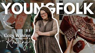 Cozy Winter Knitting Vlog | Lumme Pullover | Alma Mittens | Handspun | Ginko Pinafore