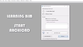 BIM Tutorial - Start ArchiCad Part 1