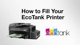 Epson EcoTank Printers | How to Fill Your EcoTank