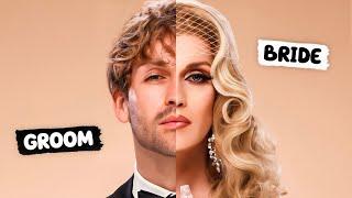 Groom to Bride Makeup Transformation Tutorial