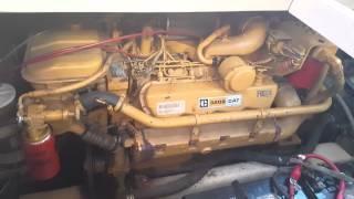 Caterpillars Twin Cats 3208 Turbo on 41' boat