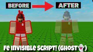 Roblox FE Invisible Script | Ghost Script (Universal)