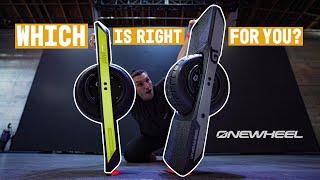 Onewheel GT and Onewheel Pint X Comparison